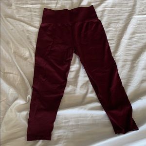 Maroon Fabletics leggings